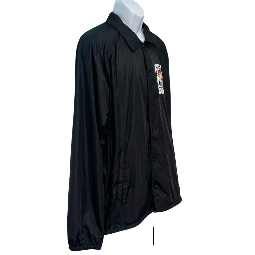 Rolling Stones x Smiley Market Black Lips Windbreaker Jacket size 2X NEW Tags - Picture 15 of 16